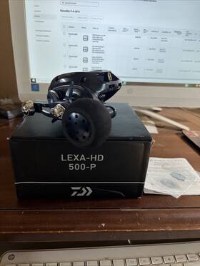 500-p Daiwa 043178923504 New Lexa Hd Bait Cast Fishing Reel Right Hand