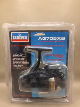 Daiwa 043178997260 Ag705x Spinning Reel Graphite Spool Long Cast X Open Box Left/right Hand