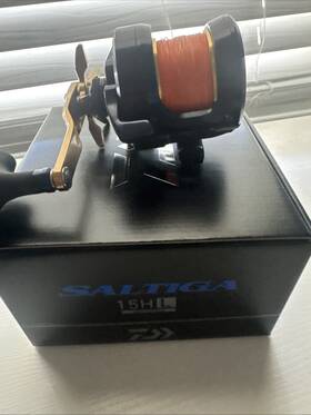 125607 Daiwa #125607 22 Saltiga 15hl Left Handed Saltwater Fishing Reel New In Box