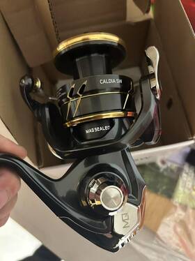 3165764 Daiwa Caldia Sw 8000-h Spinning Reel Slightly Used Scratched