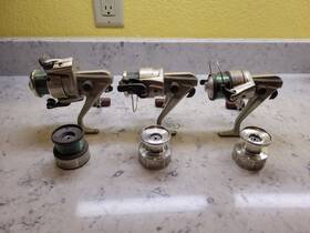 3505bl Daiwa Lot Of 3 - Regal-z Spinning Reel 10-14 Lb. Test Works Properly Used