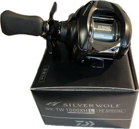 1000xhl Daiwa 631517 Baitcasting Reel 22 Silver Wolf Sv Tw Pe Special Left 8.5 1 In Box