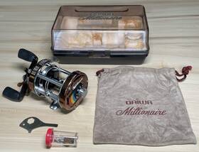 9h2033 Daiwa Millionaire 6hs Baitcast Reel Fishing 2 Ball Bearings Hi Speed Japan