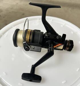 Ag1655b Daiwa Vintage Diawa Graphite Spin Casting Reel Rear Drag System Works
