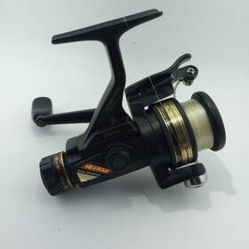Ag2055b Daiwa #b Very Nice Vintage Med. Graphite Spinning Reel Works Great