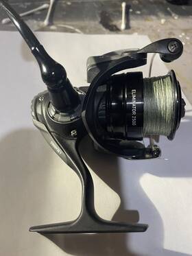 Elt2500 Daiwa Eliminator 2500 Spinning Reel - Black W Cover
