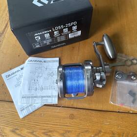Ld55-2spd Daiwa Saltiga 2-speed Lever Drag Conventional Reel - Silver