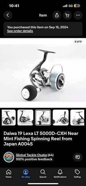 Lt5000-cxh Daiwa 19 Lexa Spinning Reel New