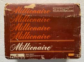 M6hs Daiwa Millionaire Original Case Cover Box Paperwork Bag 100% Complete