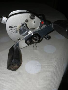 Pl-150 Daiwa Prolite Hi Speed Low Profile Reel Made Japan Fishing Silver