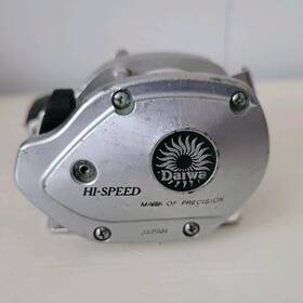 Pm-100 Daiwa Procaster Mini Hi-speed Bait Cast Reel Silver Made In Japan