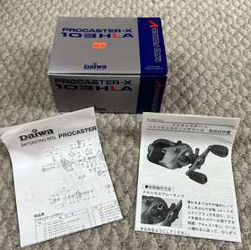 Pr-x103hla Daiwa Procaster X 103hla Mag Force V Box And Papers Only No Reel