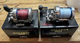 Sa50 Daiwa Saltiga 50 Fishing Reel Single Speed Slightly Used With Box And Manuals