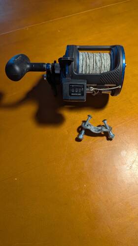 Sl57lc5 Daiwa Sealine Line Counter Reel Fishing Trolling Loaded Spool Nice