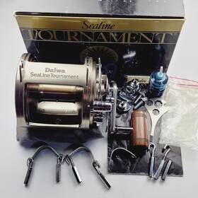 Slt80w Daiwa Sealine Tournament 80w Reel Lever Drag Big Game Boxed Made In Japan