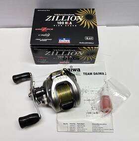Td-zillion100hla Daiwa Team Zillion 100 Hla Baitcasting Reel 6 3 1 8.6oz 12/150 Older Model