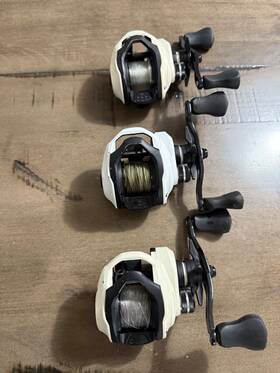 Cwx100 Duckett Lot Of 5 Fishing Paradigm Baitcasting Reels