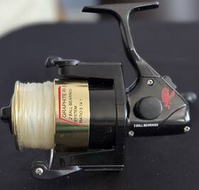 Fg5000 Eagle Claw - Graphite Spinning Reel 2 Ball Bearings 5.14 1 Black
