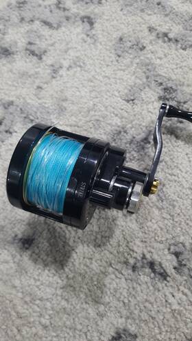 Fb-ek10r Fiblink Casting Fishing Reel Black Jigging Trolling Lever Drag