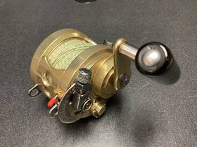4a364 Fin-nor Offshore Fishing Reel Brass With Line Heavy Duty 4a 364 Sailfishing