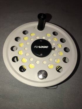 Flo-234s Flylogic Fly Reel Spool With Some Line #1 Rb
