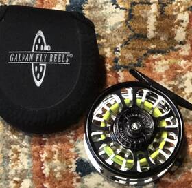 Galvan 894573001393 Torque T-4 Fly Reel - Black With Backing For 4 Or 5 Wt Line N Rod