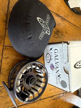 Galvan Fly Reels 850024643154 Euro Nymph Reel - Made In Usa G.e.n. 3.5 Inch Gray No Reserve