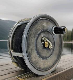 369887 Hardy #145904 Rare Early Vintage Inch Uniqua 3 3/4 Wide Body Mk2 Fly Reel Made In England