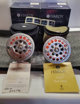 Angel2 Hardy Angel 2 9wt 10wt Fly Reel With Spare Spool. Both In Excellent Condition