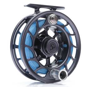 Ic5-gbk-la-a Hatch Iconic 5 Gray/black Large Arbor Reel - Very Good Condition