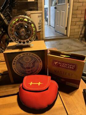 Wf-5-f Hatch Monsoon 5 Plus Fly Reel With Sa Mastery