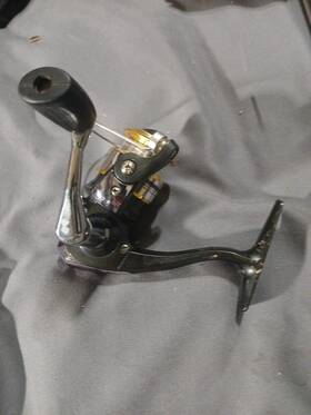 Hi-tech 029333120261 Fishing Accucast Spinning Reel 10 Size Direct To Guide System 5 Ball Bea