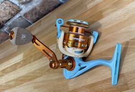A13-2k Iprofishiency Profishiency Spinning Reel 6.2 1 Gr - Teal And Orange Sharp