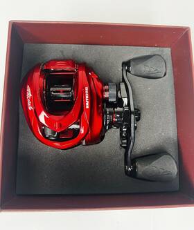 B09b7275n7 Kastking Megajaws Baitcasting Fishing Reel 9.1 1 Left Handed Predator Red