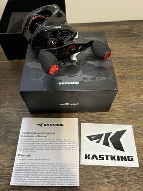 Krlcstrl2-72lbk Kastking Reel Royale Legend Ii 7.2 1 Left-handed Black Baitcasting Used