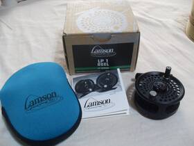Lp-1.0 Lamson Black With Reel Pouch And Box Disc Drag Left-hand Wind Ex Used