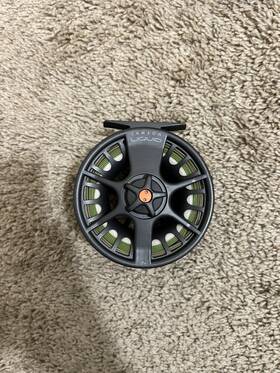 Lqs-3 Lamson Reel-smoke Liquid S-series 7 Fly Reel - Smoke Great Condition