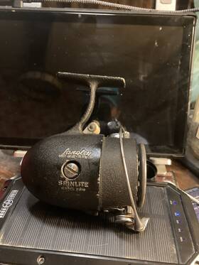 R-810 Langley Original Vintage Fishing Reel Spin Lite R 810 Antique