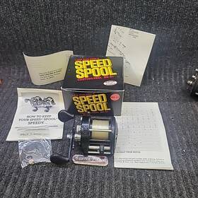 Bb-2c Lew Childre Speed Spool Baitcasting Reel Used In Box Rare Vintage Japan