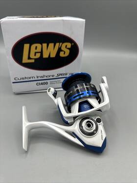Ci400 Lew Lews Custom Inshore Speed Spinning Reel 7bb Gear Ratio 6.2-1