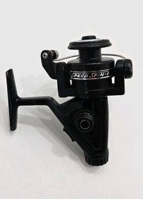 Lews 252e2 Vintage Speed Spin-1 Spinning Reel Black Made In Japan