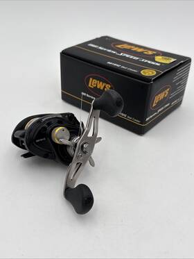 Lews 400237063449 Lew S Bb1shz Speed Spool Baitcaster Reel 7.1 1 Gear Ratio 10 Bearings