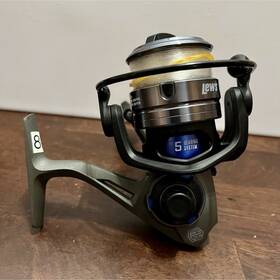 Ah300g2 Lews American Hero Spinning Reel 6.2 1 5 Bearings Black Silver Blue