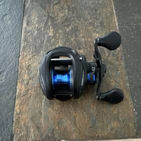 Ahh1hg Lews American Hero Speed Spool Laser Ah Baitcaster 6.4 1 Black Blue Used Mint