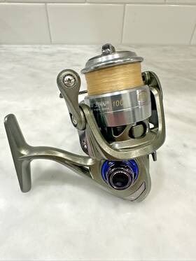Lls100z Lews Laser Lite Lls 100z Spinning Reel - Used Very Good Condition With 4lb Floro