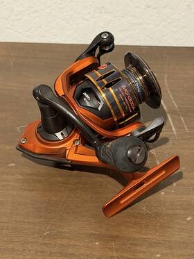 Lews Mcr3000a Spinning Reel 3000 6.2 1 Zero Reverse Orange/black Aluminum