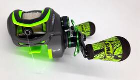 Mh2shla Lews Lew S Mach 2 Casting Reel Black And Green 10 Bearing System