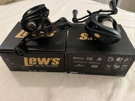 Pro1sh Lews Pro1h Lot Of 2 Bb1 Pro Speed Spool Baitcasting Reels 9 1 7.5
