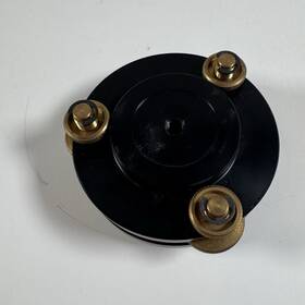 Manfrotto 3416 Fly Fishing Reel Art. Mpn Made In Italy Black/gold