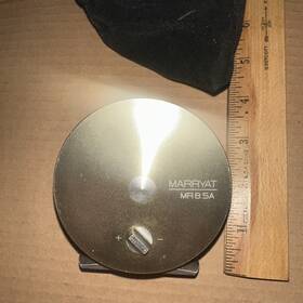 Rr85asfr Marryat Rr85asfr&s Rare 8.5a Trout Fly Reel Gold Mint Condition Vintage 3 1/8 Inch